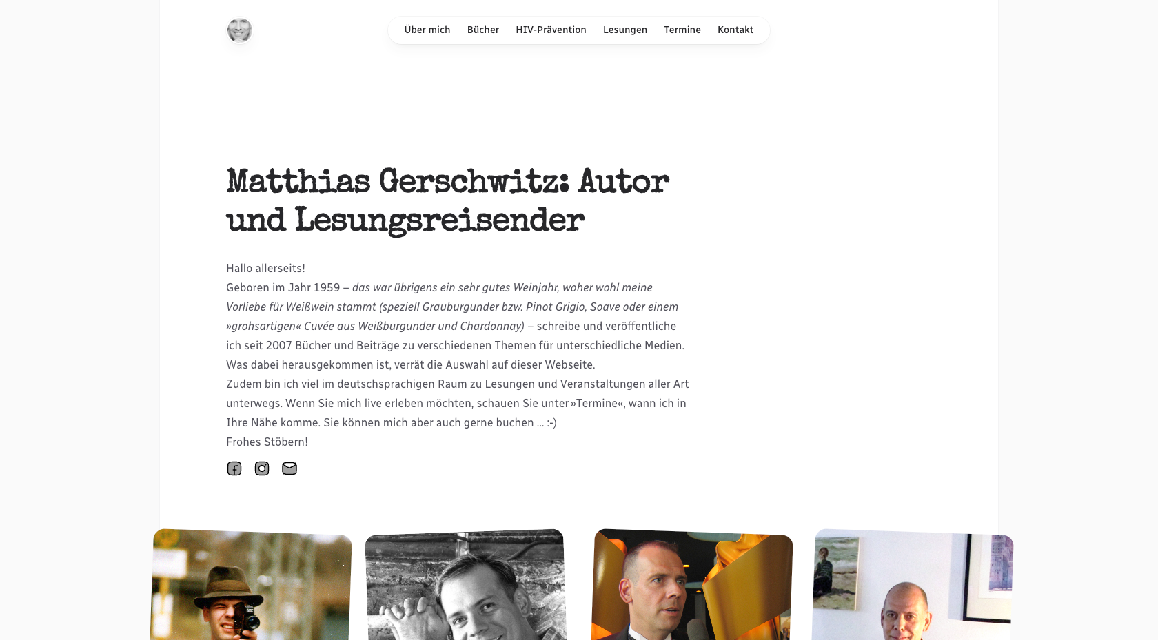 Website vom Matthias Gerschwitz